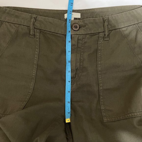 Joie Olive Green Beaded Side Detail Casual Cargo Pants - Picture 8 of 8